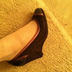 COPY - Coach Brown wedges(kerryann)😍🔥